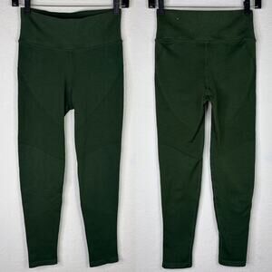 Off Line by Aerie 7/8 Hi-rise Leggings Dark Green Size S, athletic, sports, gym